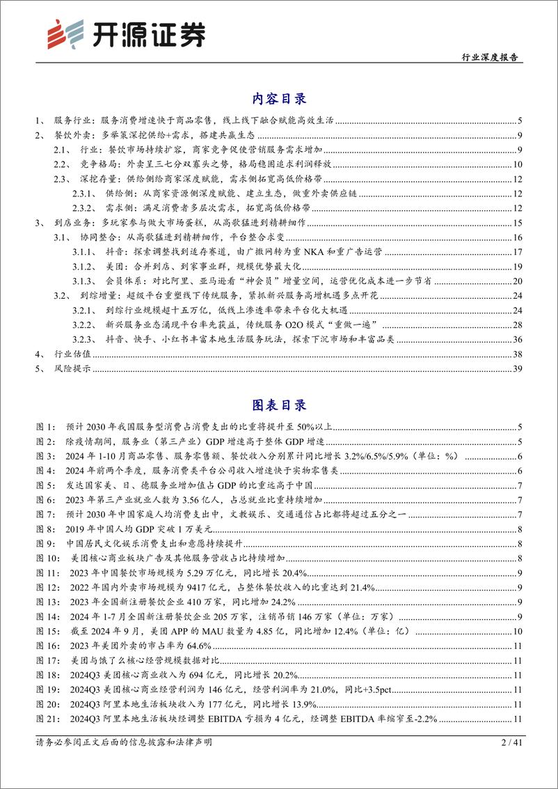 《社会服务行业深度报告：本地生活之存量篇：超级平台重塑线下服务业，赋能高效生活-241217-开源证券-41页》 - 第2页预览图