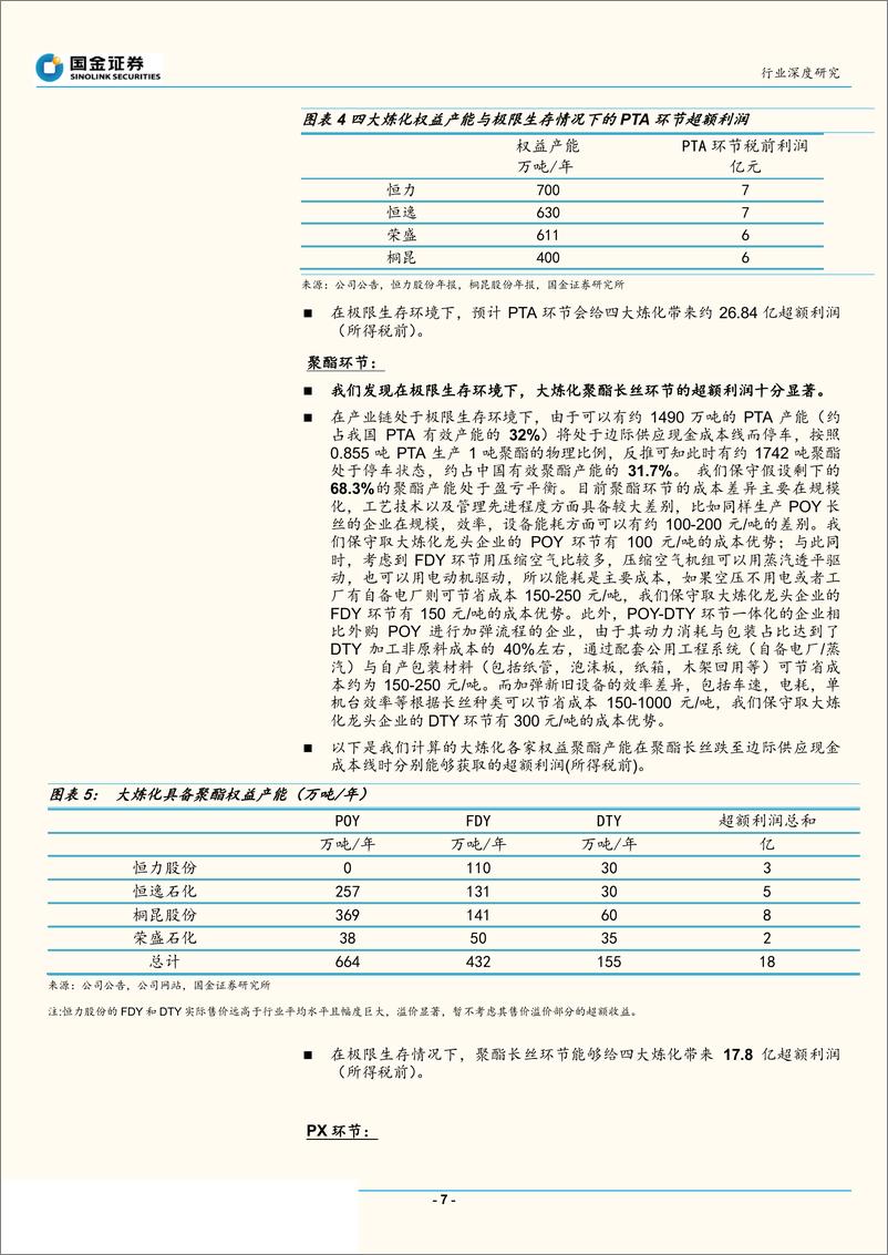 《石油化工行业：市场严重低估了大炼化板块的价值，含极限生存测算！-20190531-国金证券-22页》 - 第8页预览图