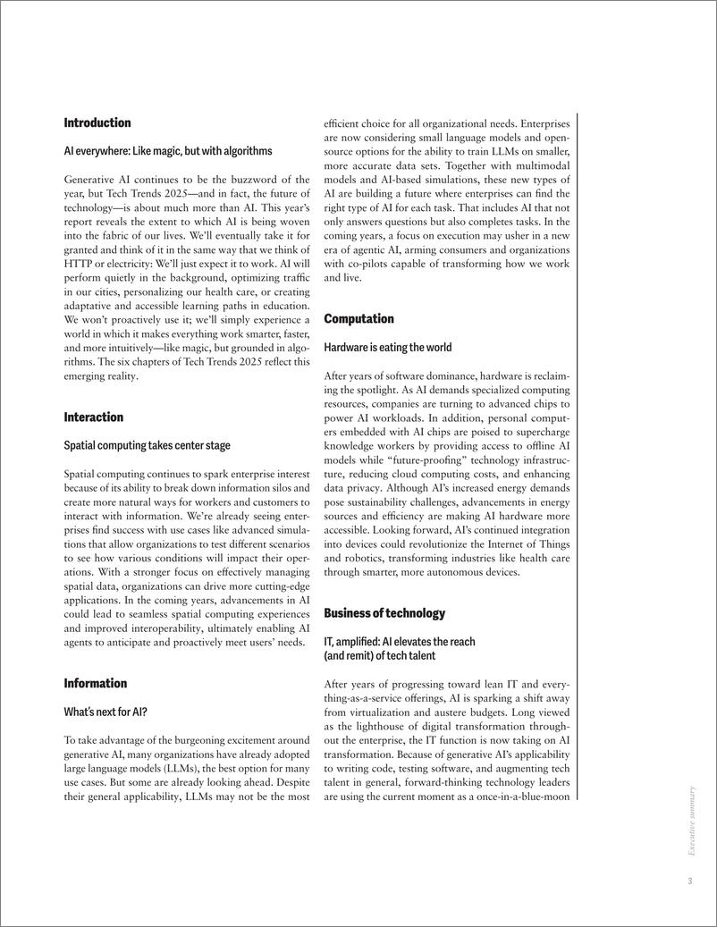 《德勤_2025技术趋势报告 空间计算_人工智能_IT升级_英文_》 - 第4页预览图