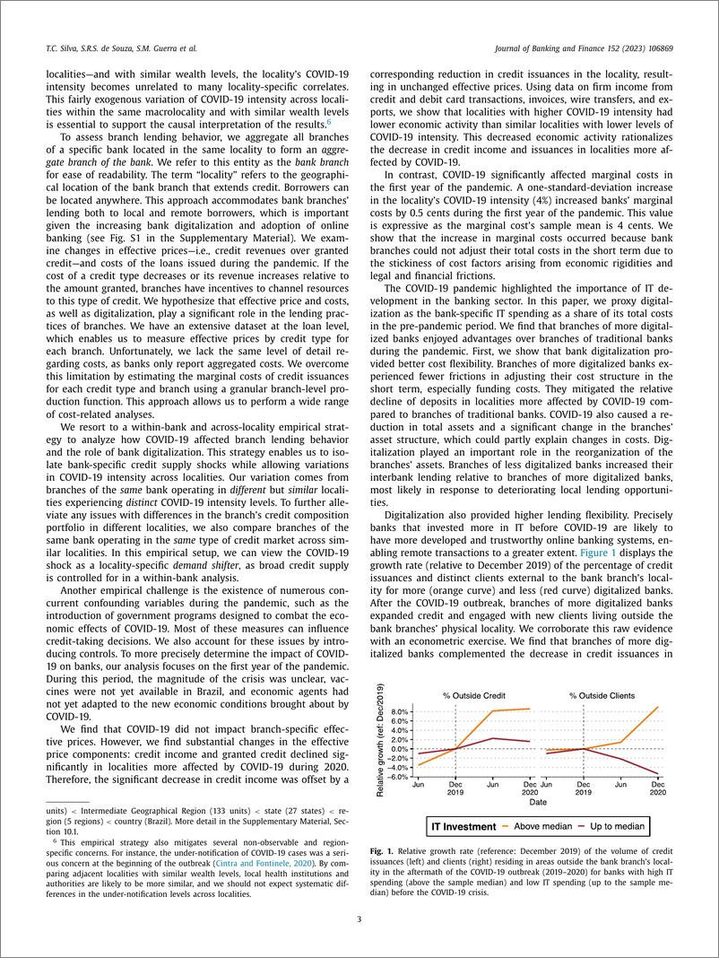 《JBF-新冠疫情与银行分行贷款：数字化的调节作用-26页》 - 第4页预览图