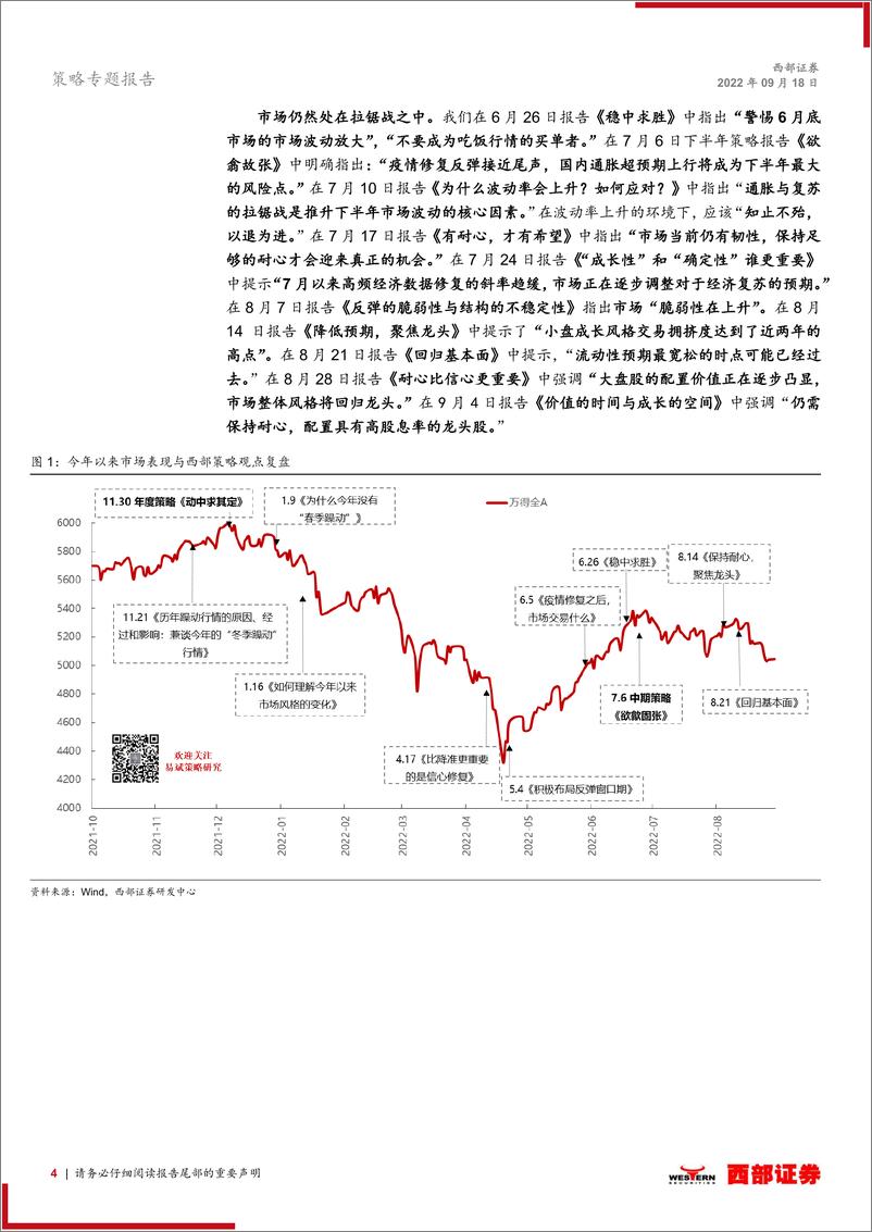 《策略专题报告：国庆节前保持谨慎，关注自主可控方向-20220918-西部证券-19页》 - 第5页预览图