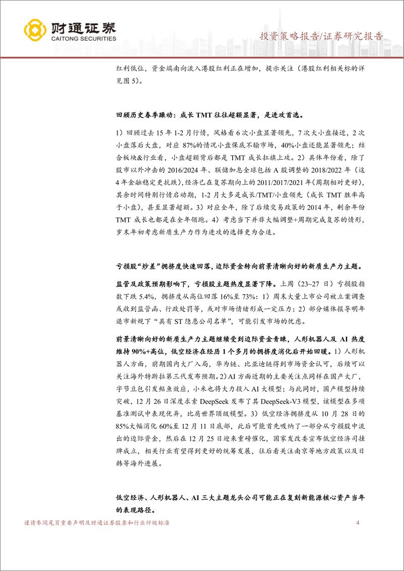 《大象起舞7：搭建春季躁动的台-241229-财通证券-13页》 - 第4页预览图