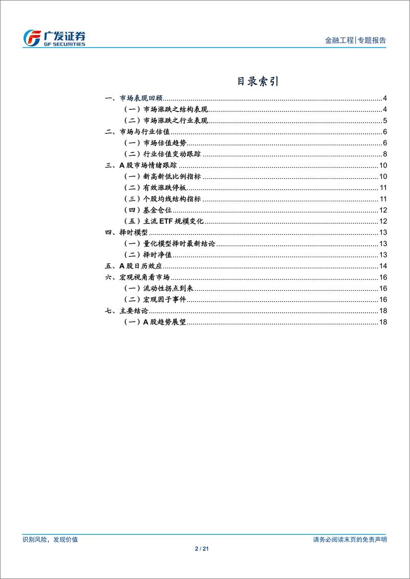 《A股量化择时研究报告：向下将出现底背离-20190519-广发证券-21页》 - 第3页预览图