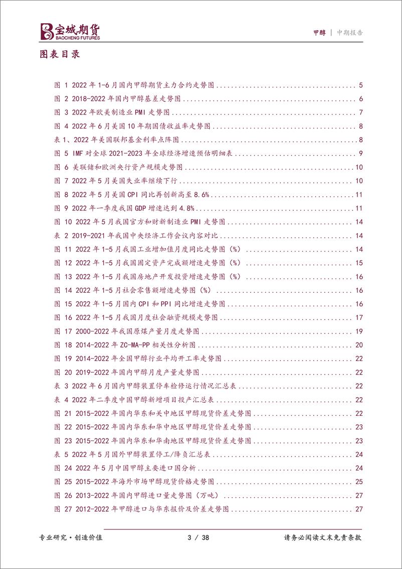 《甲醇2022年度中期投资策略报告：石以砥焉，化钝为利-20220617-宝城期货-38页》 - 第4页预览图