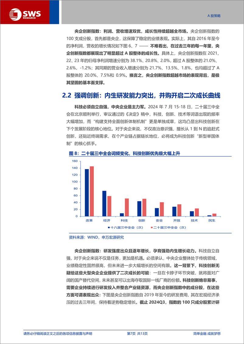 《中证央企创新指数投资价值分析：中证央企创新，业绩韧性%2b长期成长，稳中求进的核心资产-241128-申万宏源-13页》 - 第7页预览图