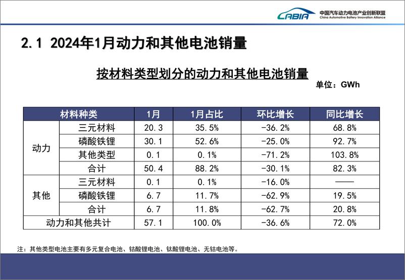 《2024年1月动力电池月度信息》 - 第7页预览图