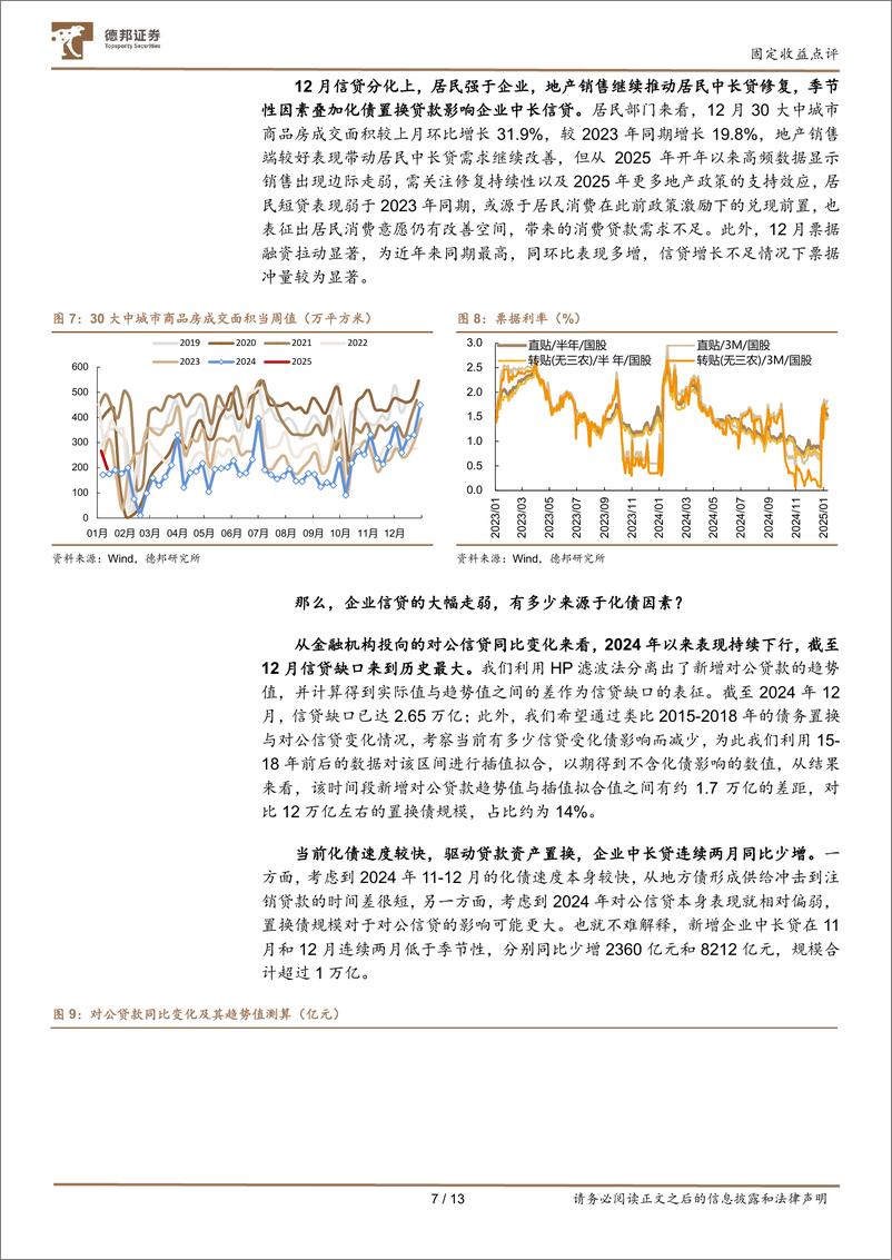 《12月金融数据点评：化债影响社融的定量测算-250115-德邦证券-13页》 - 第7页预览图