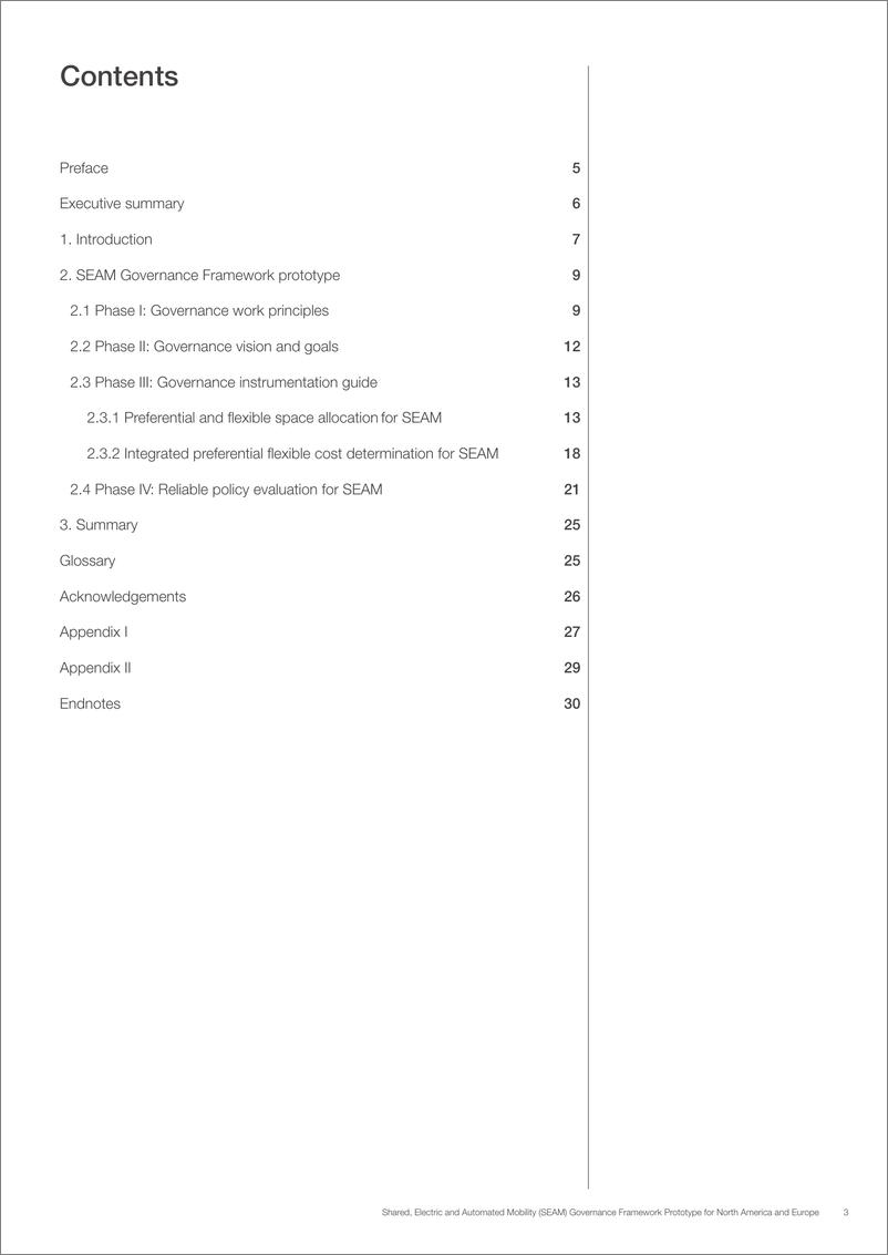 《世界经济论坛-共享，电气和自动化移动（SEAM）治理框架：北美和欧洲的原型（英文）-2019.5-32页》 - 第4页预览图