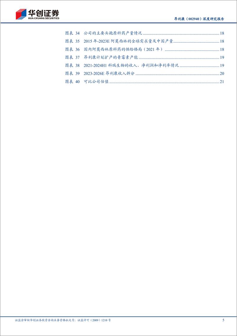 《昂利康(002940)深度研究报告：渐入佳境的制剂一体化企业，步入加速成长期-250102-华创证券-25页》 - 第5页预览图