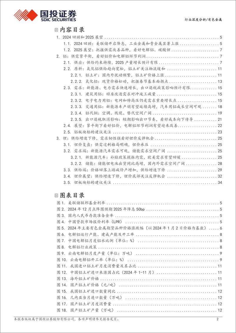 《有色金属行业深度分析-2025年有色金属年度策略：寻找不确定中的确定性-250112-国投证券-36页》 - 第2页预览图