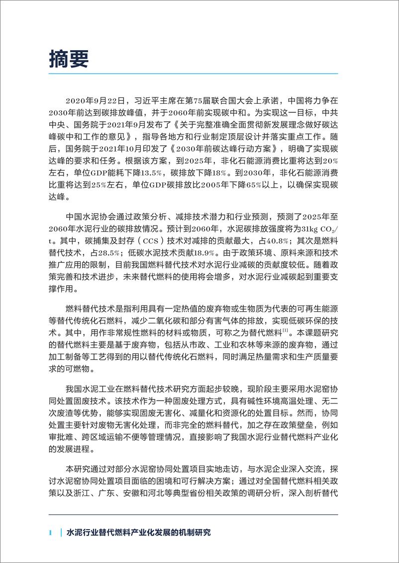 《水泥行业替代燃料产业化发展的机制研究-28页》 - 第4页预览图