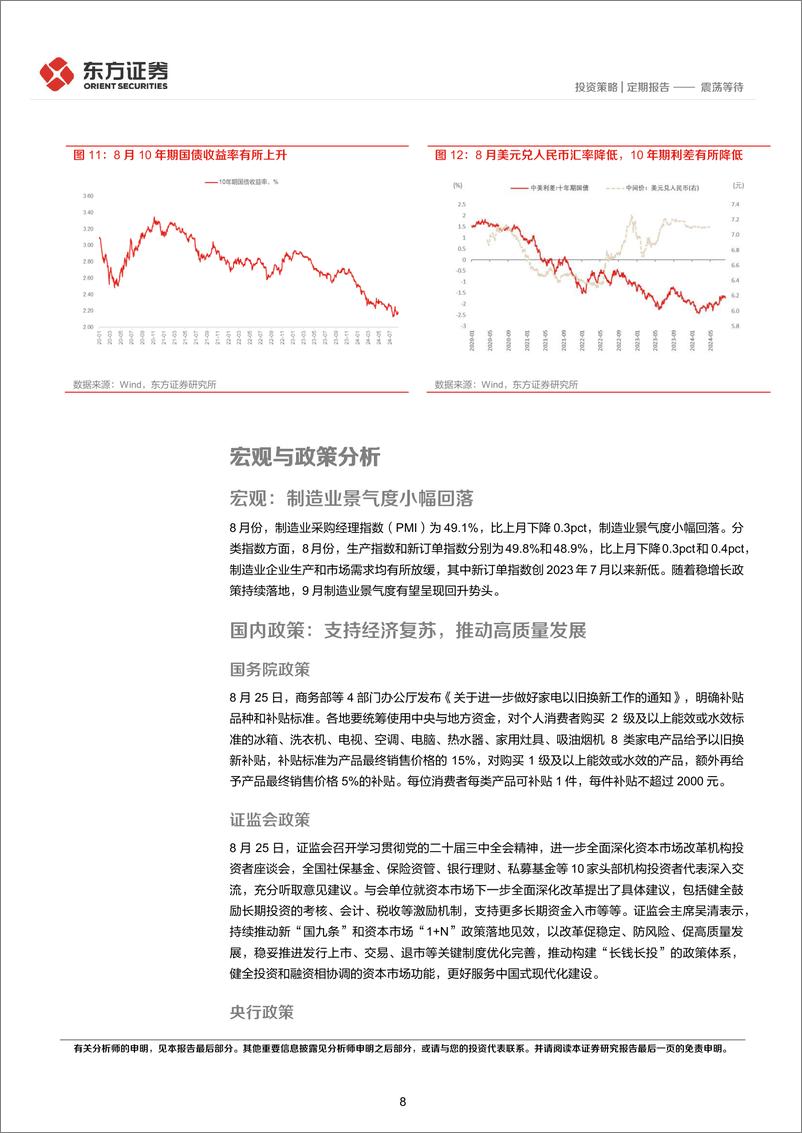 《策略月报：震荡等待-240904-东方证券-13页》 - 第8页预览图