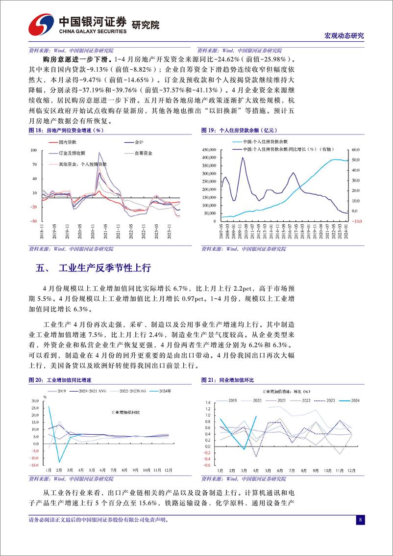 《2024年4月经济数据分析：供需矛盾加剧，政策转变到来-240517-银河证券-11页》 - 第8页预览图