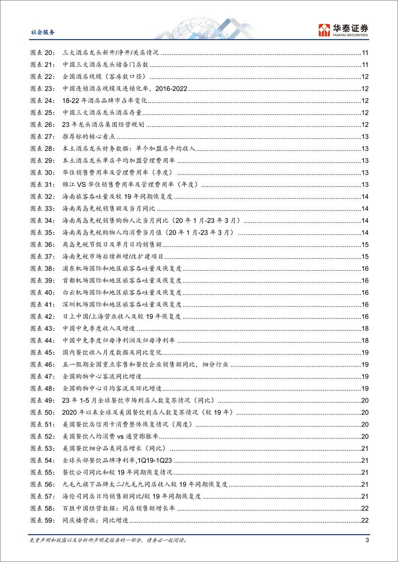 《社会服务行业中期策略：长看商业模式韧性，短看预期筑底回暖-20230624-华泰证券-34页》 - 第4页预览图