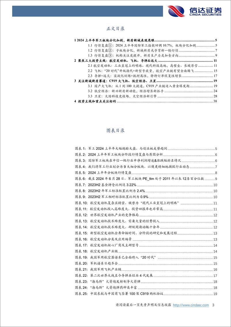 《国防军工行业2024年中期策略报告：轻舟已过万重山，前路漫漫亦灿灿-240723-信达证券-41页》 - 第3页预览图