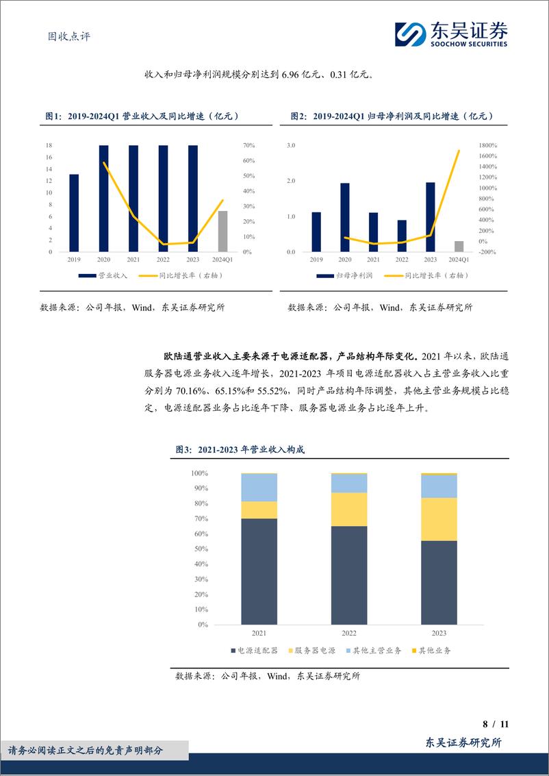 《固收点评：欧通转债，电源适配器领域领跑者-240708-东吴证券-11页》 - 第8页预览图