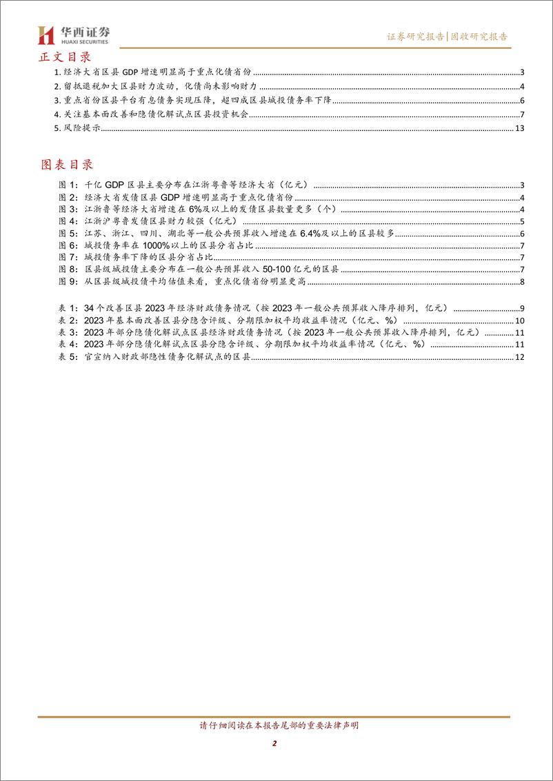 《2024区域经济盘点之六：化债元年，800%2b区县经济财政债务有何新特征？-240515-华西证券-15页》 - 第2页预览图