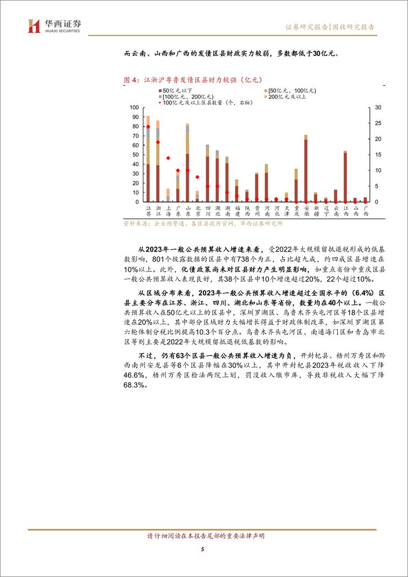 《2024区域经济盘点之六：化债元年，800%2b区县经济财政债务有何新特征？-240515-华西证券-15页》 - 第5页预览图