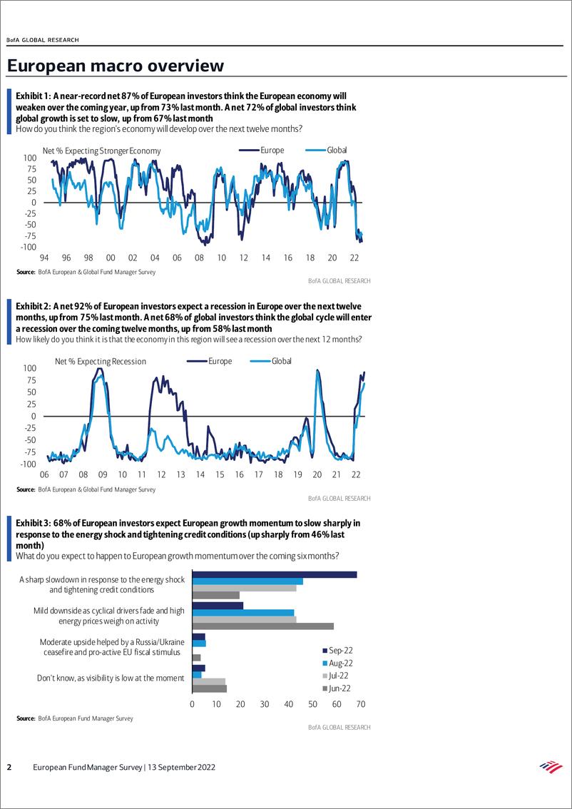 《BOEuropean Fund Manager Survey Universal gloom》 - 第3页预览图