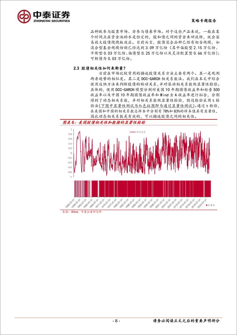 《股债关系研究手册｜资产配置跨市场研究系列之二：资产配置深度报告，美国也有“股债跷跷板”吗？-241203-中泰证券-21页》 - 第8页预览图