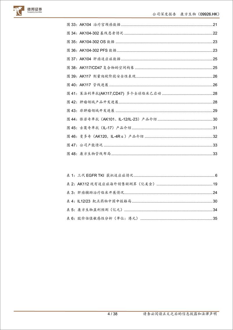 《康方生物(09926.HK)AK112获批%2b击败K药，创新药龙头价值当被重估-240719-德邦证券-38页》 - 第5页预览图