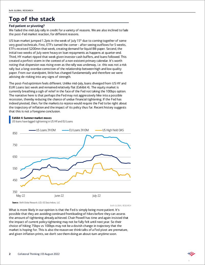 《Collateral Thinking - Fed “pivot”+ Q2 earnings peek》 - 第3页预览图