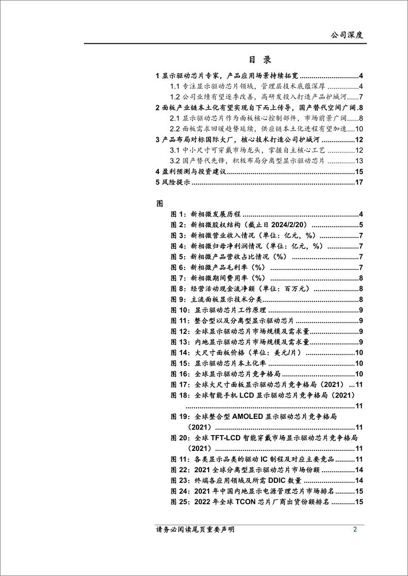《新相微-688593.SH-新相微深度报告：显示驱动芯片龙头，产品多元化布局-20240409-上海证券-19页》 - 第2页预览图