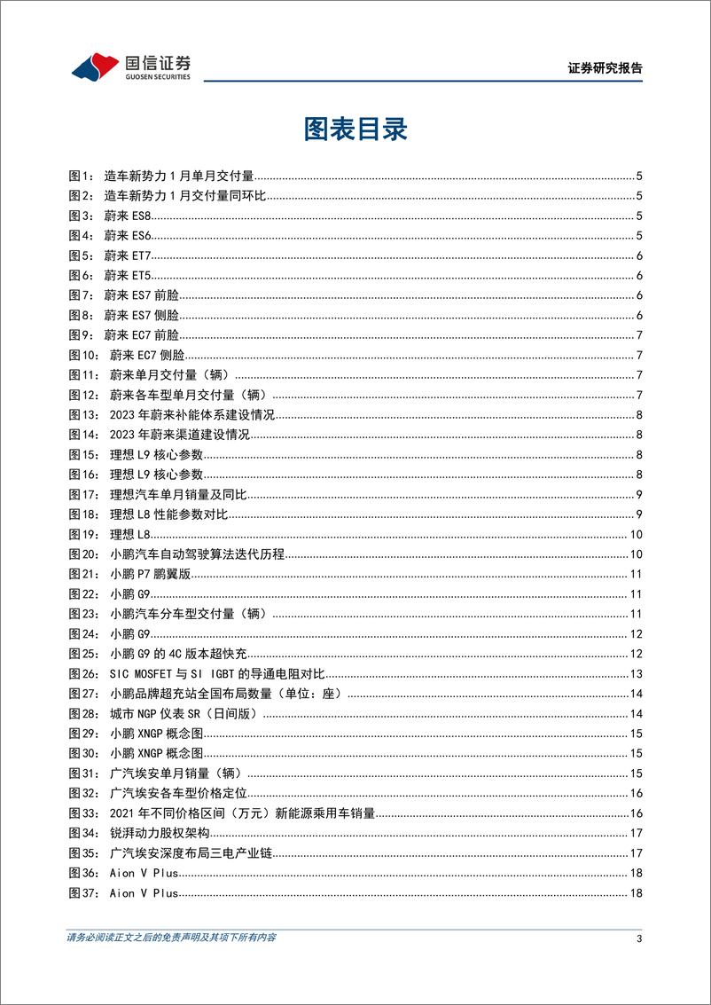 《汽车行业造车新势力系列十八：理想销量领先，春节假期影响行业整体交付-20230203-国信证券-30页》 - 第4页预览图