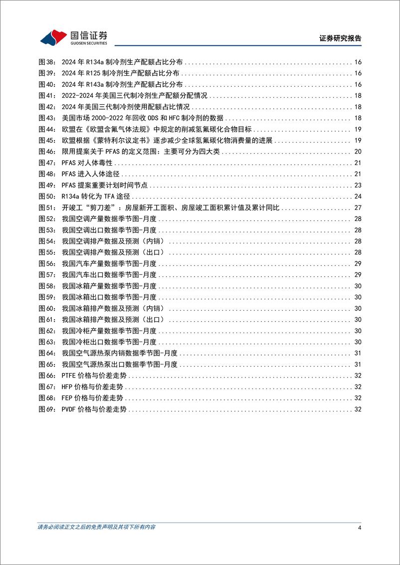 《氟化工行业：2024年6月月度观察，配额约束显现，R22及R32景气度延续-240702-国信证券-37页》 - 第4页预览图