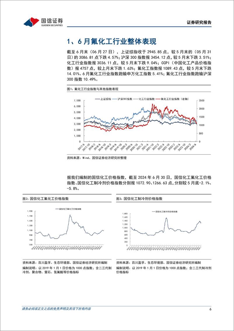 《氟化工行业：2024年6月月度观察，配额约束显现，R22及R32景气度延续-240702-国信证券-37页》 - 第6页预览图