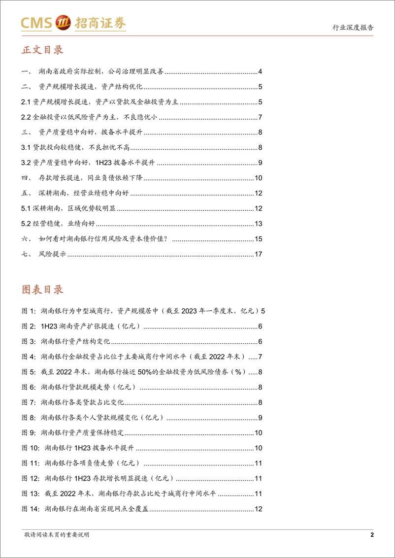 《银行业湖南银行信用风险分析专题：如何看待湖南银行债券投资价值？-20230827-招商证券-18页》 - 第3页预览图