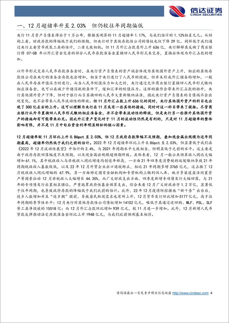 《2023年2月流动性展望：赎回冲击与取现需求带来节前流动性摩擦，但2月宽松大概率仍将维持-20230131-信达证券-15页》 - 第5页预览图