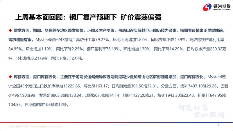 《疫情影响加剧，矿价震荡盘整-20220411-银河期货-39页》 - 第7页预览图