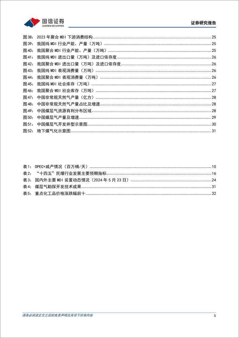 《石化化工行业2024年6月投资策略：看好石化化工行业景气度继续复苏-240603-国信证券-35页》 - 第5页预览图