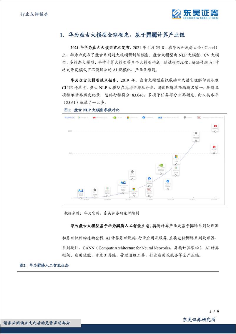 《20230327-华为盘古大模型产业链梳理》 - 第4页预览图