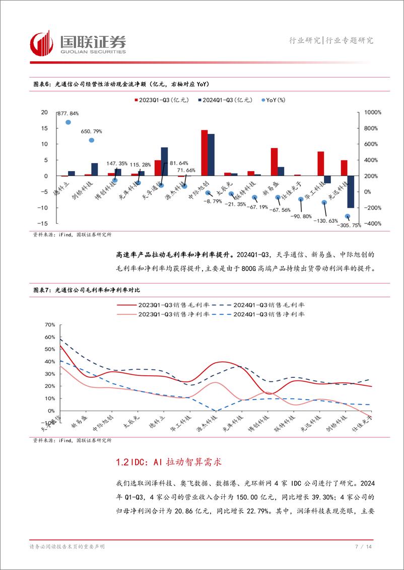 《通信行业专题研究：运营商稳健增长，AI推动行业发展-241103-国联证券-15页》 - 第8页预览图