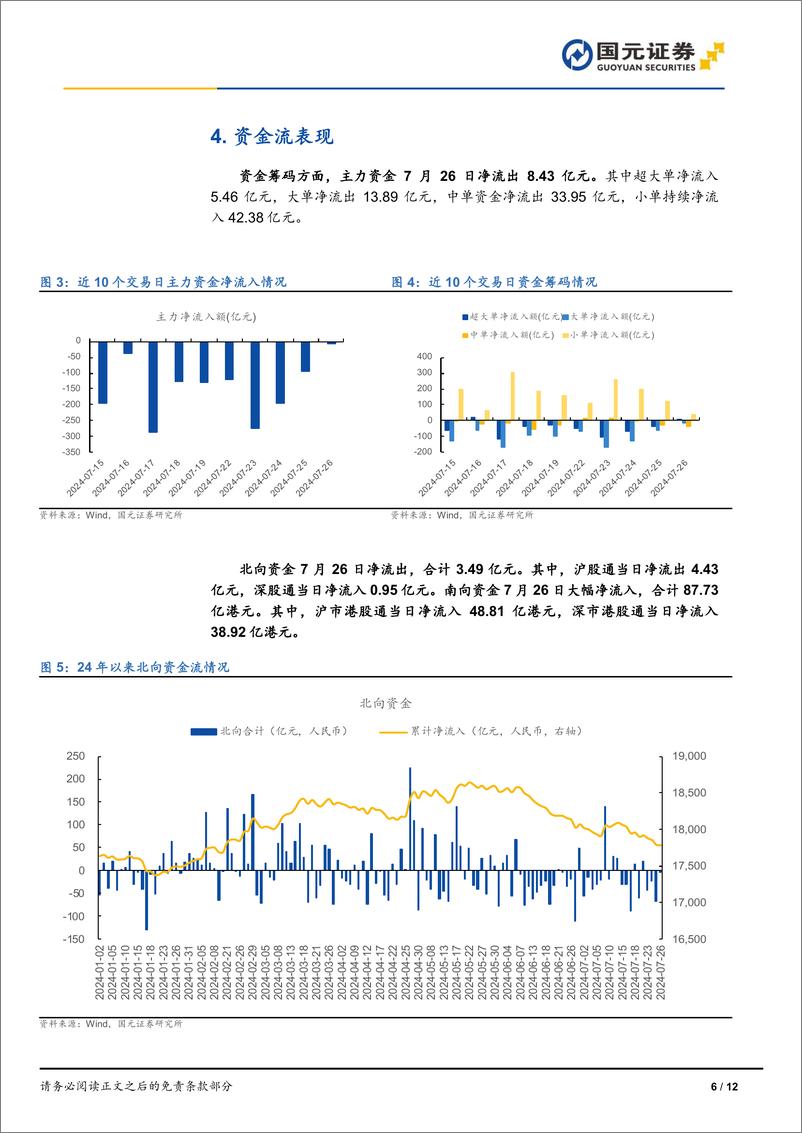 《市场复盘：市场震荡走强，三大指数表现分化-240726-国元证券-12页》 - 第6页预览图