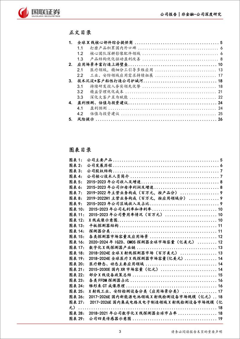 《奕瑞科技(688301)全球化X线部件综合解决方案供应商-240514-国联证券-28页》 - 第3页预览图