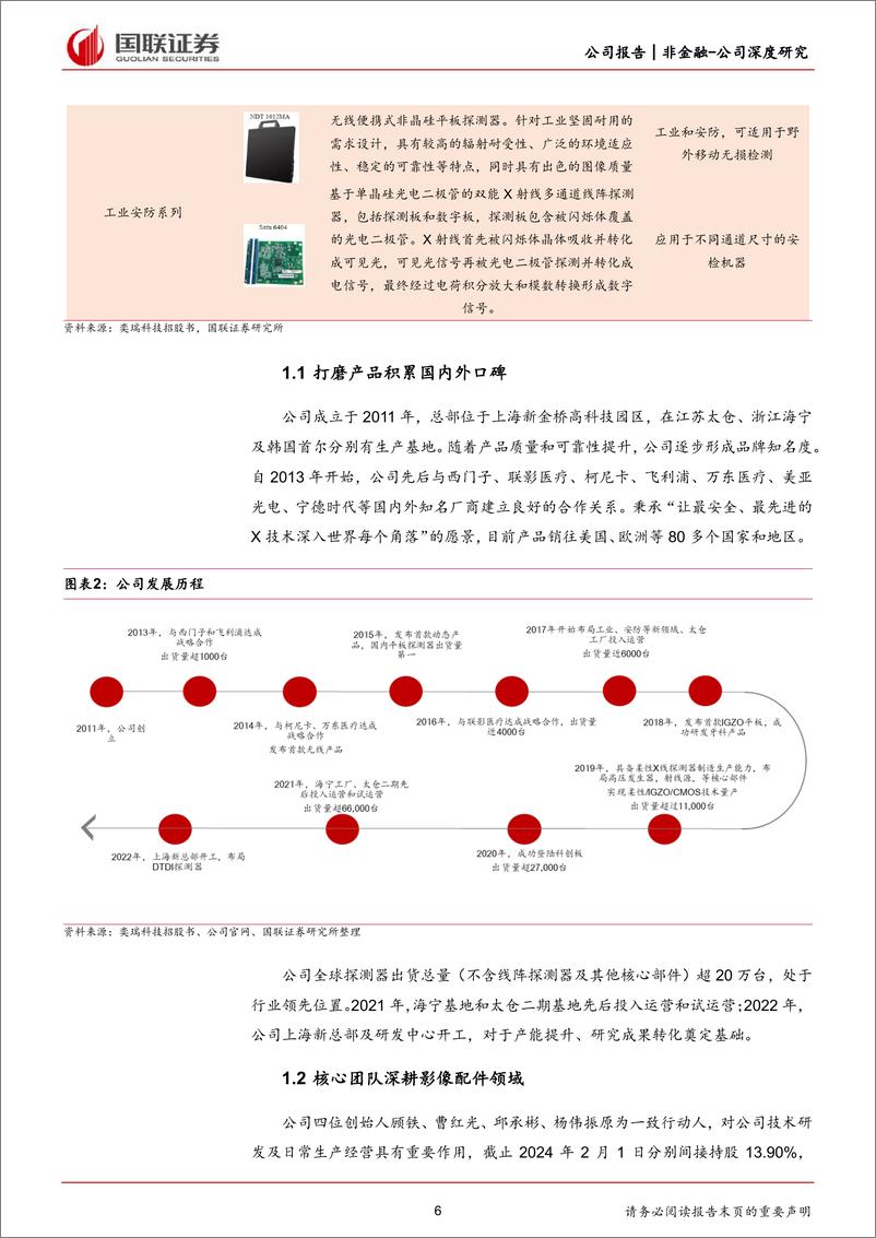 《奕瑞科技(688301)全球化X线部件综合解决方案供应商-240514-国联证券-28页》 - 第6页预览图