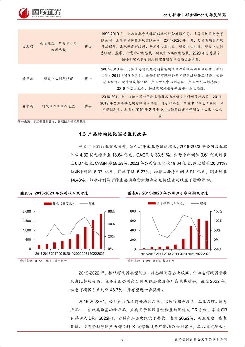 《奕瑞科技(688301)全球化X线部件综合解决方案供应商-240514-国联证券-28页》 - 第8页预览图