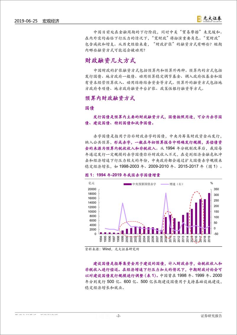 《财政系列报告之八：财政有哪些方法筹钱？-20190625-光大证券-12页》 - 第3页预览图