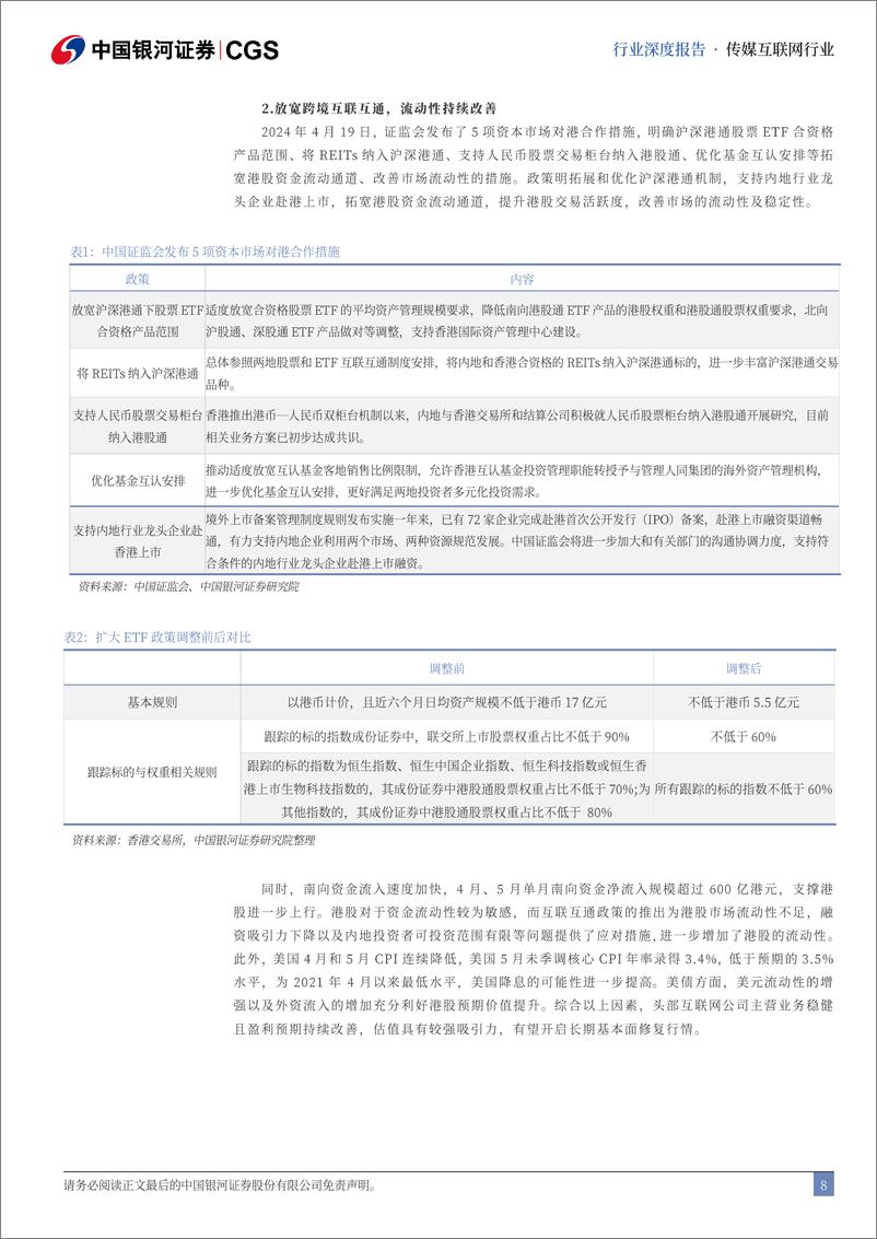 《中国银河-2024年传媒互联网行业中期策略报告：内生外延，稳中求进》 - 第8页预览图