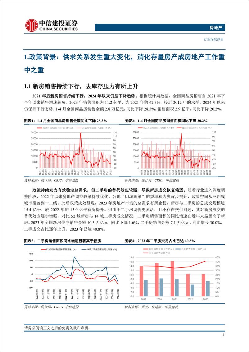 《房地产行业以旧换新与收储：消化存量积极推进，房地产供需关系迈向再平衡-240615-中信建投-24页》 - 第4页预览图