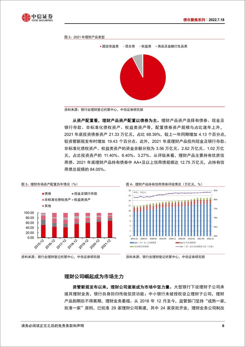 《债市聚焦系列：当前宏观经济背景下，如何看待理财公司的长短期战略？-20220718-中信证券-32页》 - 第7页预览图