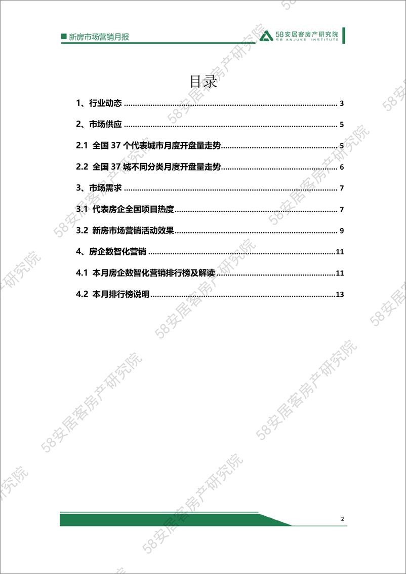 《58安居客房产研究院-6月新房市场营销月报-15页》 - 第3页预览图