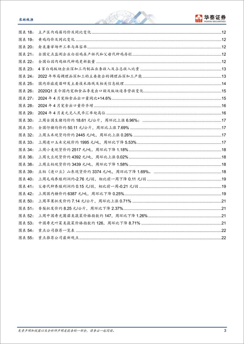 《农林牧渔行业专题研究：猪价快涨后，生猪产业链动态如何-240611-华泰证券-29页》 - 第3页预览图