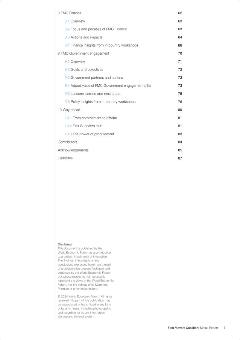 《世界经济论坛-先行者联盟：现状报告（英）-2024.7-89页》 - 第3页预览图