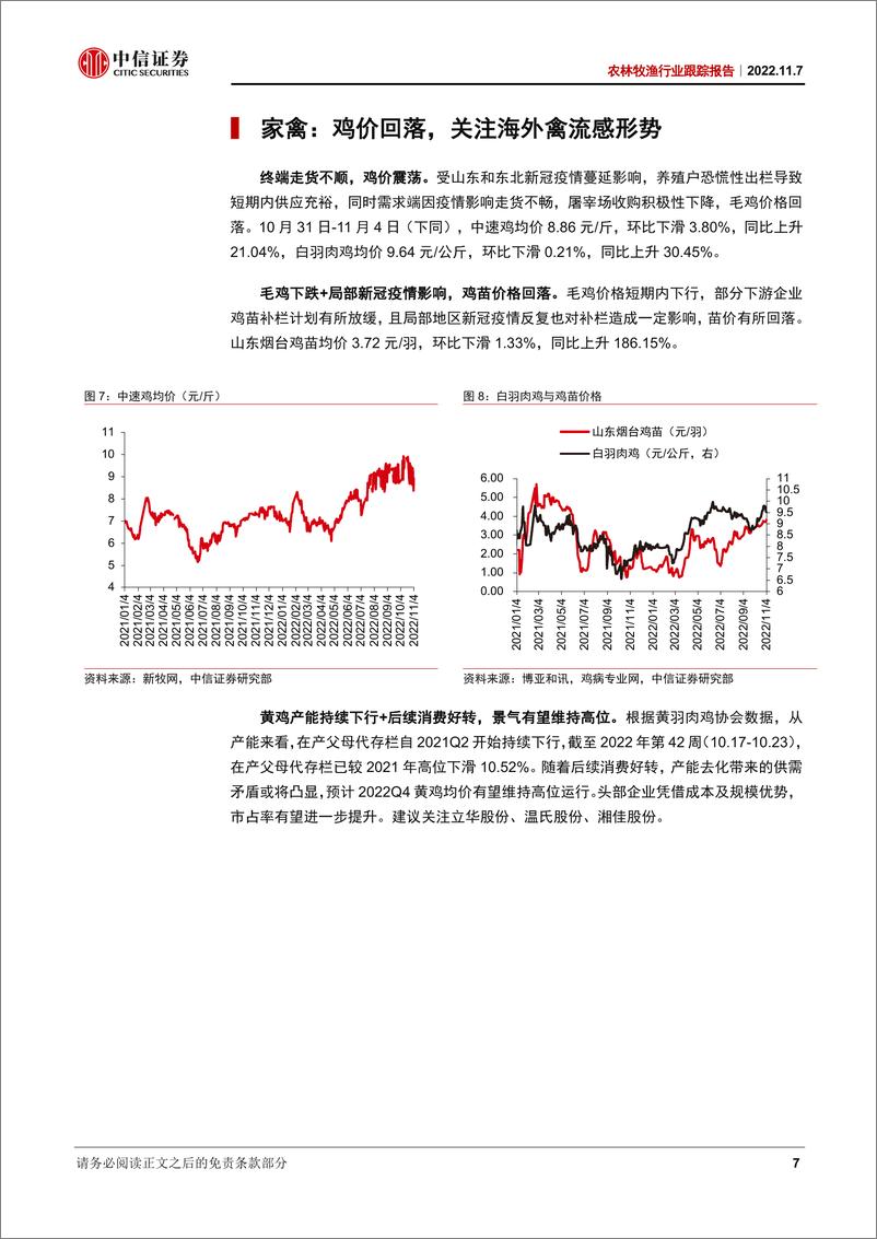 《农林牧渔行业跟踪报告：种业景气延续，猪价高位盘整-20221107-中信证券-16页》 - 第8页预览图