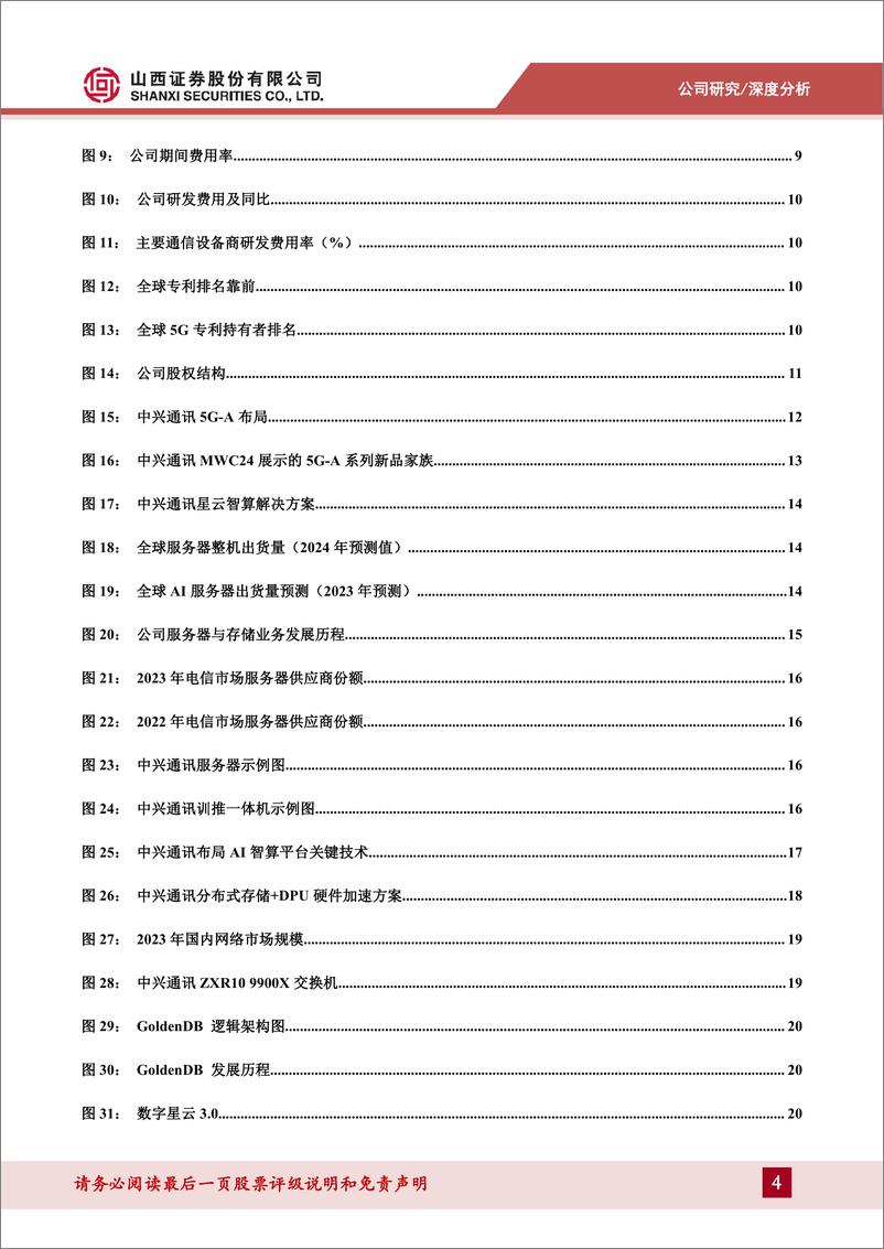 《山西证券-中兴通讯-000063-乘AI东风加强算力业务布局_第二增长曲线打开新空间》 - 第4页预览图