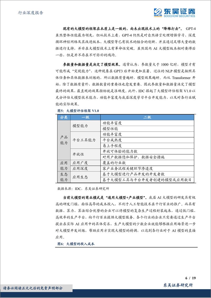 《东吴证券：计算机行业深度报告-AI偏向科普性报告-围绕算法、算力、数据和应用》 - 第6页预览图